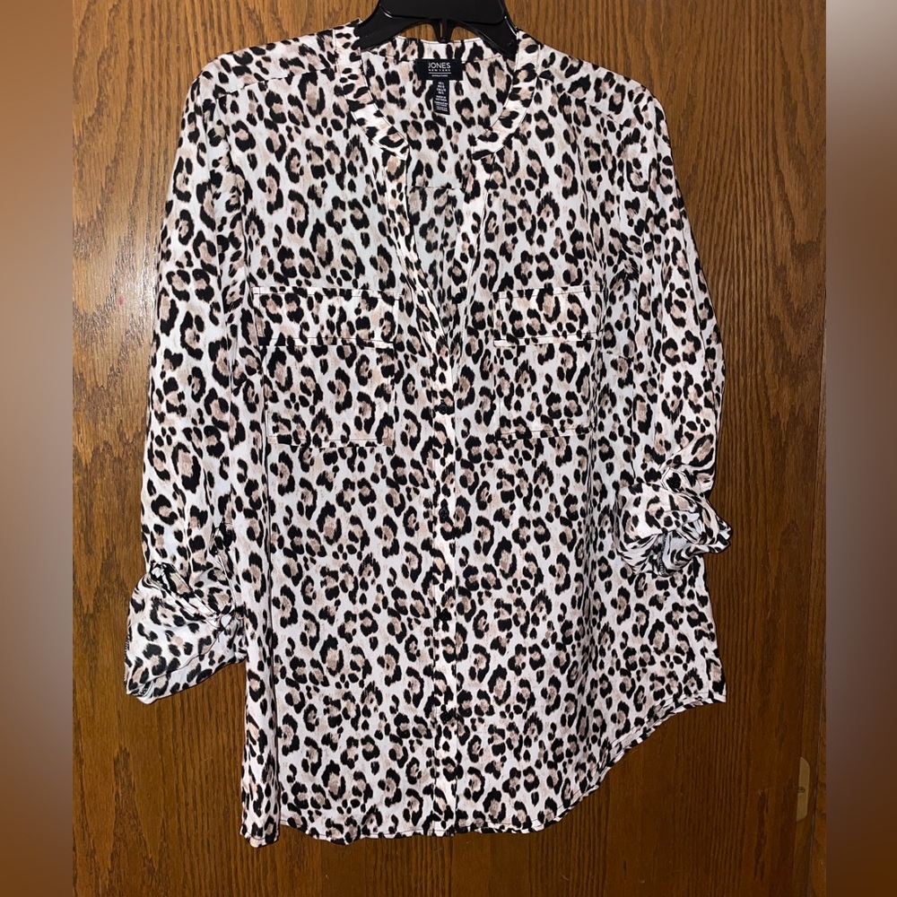 Leopard print blouse
